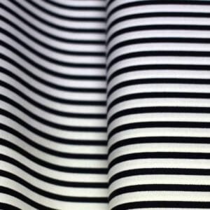 Tela de rayas blancas y negras. SEVENBERRY