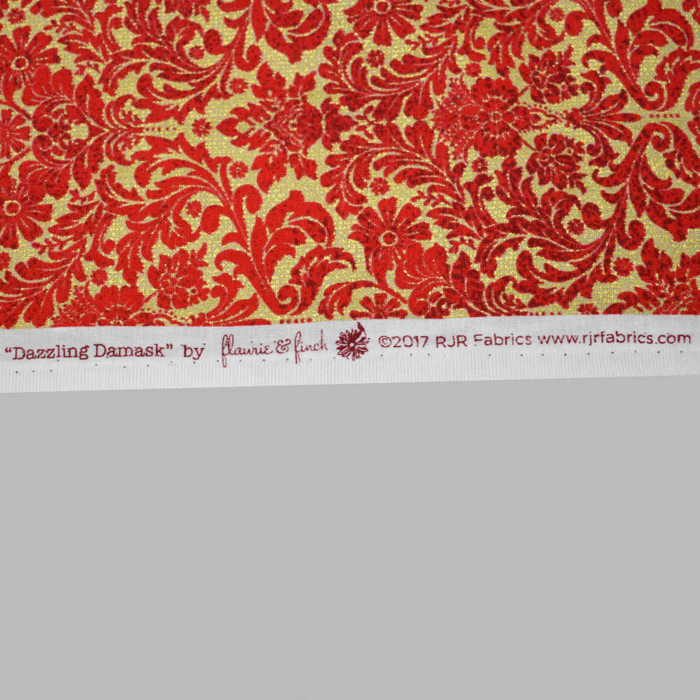 Tela de navidad. Damasco. RJR Fabrics - Imagen 2