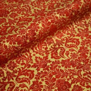 Tela de navidad. Damasco. RJR Fabrics