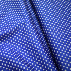 Tela de topos blancos con fondo azul - COATS - PWZZ007 - COBALT