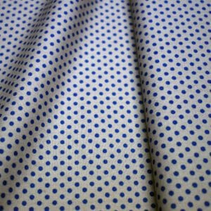 Tela de topos azules con fondo gris - COATS - PWZZ007 - SANDX