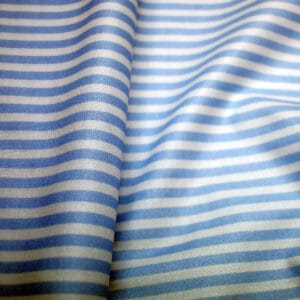 Tela de rayas blancas y azules. Stof Fabrics. Color 697