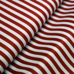Tela de rayas blancas y rojas. Stof Fabrics. Color 692